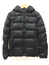 ユニクロ UNIQLO ダウンジャケット 黒 フェザー混 S レディース 【中古】【ベクトル 古着】 171003 ブランド古着ベクトルプレミアム店