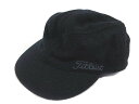 タイトリスト TITLEIST キャップ ウール混 ゴルフ ネイビー 180228M メンズ 【中古】【ベクトル 古着】 180306 ブランド古着ベクトルプレミアム店