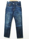 リーバイス Levi's 505 パンツ デニム ジーンズ ダメージ加工 W28 インディコブルー 59505 0007 メンズ 【中古】【ベクトル 古着】 170307 ブランド古着ベクトルプレミアム店