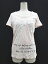 レイカズン Ray cassin カットソー Tシャツ 半袖 クルーネック リボン レース ロゴ プリント ピンク フリーサイズ F トップス