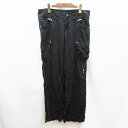 【中古】ダブルスタンダードクロージング ダブスタ DOUBLE STANDARD CLOTHING WOMEN カーゴ パンツ ロング ジップフライ 無地 38 (M相当) 黒 ブラック系 ●16 レディース 【ベクトル 古着】 191127 ベクトルプレミアム店