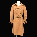 ビーシービージーマックスアズリア BCBGMAXAZRIA コート トレンチコート ロング ベルト付 ベージュ M ※L レディース 【中古】【ベクトル 古着】 180427 ブランド古着ベクトルプレミアム店