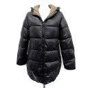 【中古】デュベティカ DUVETICA ダウンコート ロング カッパ KAPPA ナイロン 42 紺 /YM レディース 【ベクトル 古着】 190906 ベクトルプレミアム店