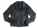 ルパート RUPERT EDGE レザー ジャケット 革ジャン ライダース 羊革 黒 M メンズ 【中古】【ベクトル 古着】 161029 ブランド古着ベクトルプレミアム店