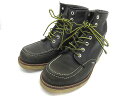 チペワ CHIPPEWA モックトゥ ブーツ 25061 レザー 黒 size 6 24cm 170124 【中古】【ベクトル 古着】 170124 ブランド古着ベクトルプレミアム店