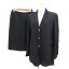 ジャンフランコフェレ GIANFRANCO FERRE スーツ セットアップ スカート ジャケット 薄手 黒 ブラック size 6 180216 レディース 【中古】【ベクトル 古着】 180216 ブランド古着ベクトルプレミアム店