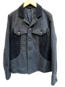 ケルト&コブラ CELT&COBLA ON THE ROAD ウール コーデュロイ ジャケット ダークグレー XS メンズ 【中古】【ベクトル 古着】 170314 ブランド古着ベクトルプレミアム店