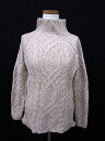 ザラ ZARA KNIT カットソー ニット 長袖 ハイネック ウール混 S ベージュ レディース 【中古】【ベクトル 古着】 170510 ブランド古着ベクトルプレミアム店