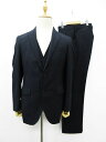 ザ・スーツカンパニー THE SUIT COMPANY 美品 スーツ 3ピース ストライプ テーラード シングル サイドベンツ 総裏 裾ダブル ネイビー 紺 メンズ 【中古】【ベクトル 古着】 180329 ブランド古着ベクトルプレミアム店