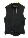 ラファ RAPHA ベスト ジップアップ メッシュ ロゴ ブラック 黒 XXL メンズ 【中古】【ベクトル 古着】 170718 ブランド古着ベクトルプレミアム店