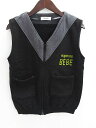 ベベ bebe キッズ トレーナー ベスト Vネック 黒 140 【中古】【ベクトル 古着】 170317 ブランド古着ベクトルプレミアム店