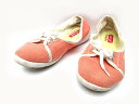 ホーキンス Hawkins FLAT LIGHT パンプス スニーカー スリッポン キャンバス フラット シューレース 23.5cm ピンク ※K レディース 【中古】【ベクトル 古着】 170627 ブランド古着ベクトルプレミアム店