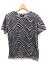 アーペーセー A.P.C. カットソー Tシャツ 総柄 半袖 XS 紫 グレー /YO5 メンズ 【中古】【ベクトル 古着】 180823 ブランド古着ベクトルプレミアム店