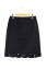クレージュ courreges スカート 膝丈 タイト 刺繍 67-93 黒 /DF レディース 【中古】【ベクトル 古着】 180228 ブランド古着ベクトルプレミアム店