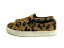 スティーブマデン STEVE MADDEN スリッポン シューズ ヒョウ柄 レオパード 茶色 黒 6B /KA10 ● レディース 【中古】【ベクトル 古着】 170927 ブランド古着ベクトルプレミアム店