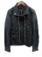 ジュンハシモト junhashimoto ライダース ジャケット W ZIP RIDERS 2 黒 ブラック BLS013 1041510013 /KH ■CA メンズ 【中古】【ベクトル 古着】 180724 ブランド古着ベクトルプレミアム店