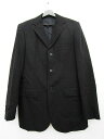 コムサデモードメン COMME CA DU MODE MEN ジャケット テーラード 総裏地 ウール 3 黒 メンズ 【中古】【ベクトル 古着】 161117 ブランド古着ベクトルプレミアム店
