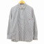 コムデギャルソンシャツ COMME des GARCONS SHIRT × シュプリーム Supreme 限定 12SS シャツ 長袖 切替 ストライプ コットン 青系 ブルー S ☆AA★ メンズ 【中古】【ベクトル 古着】 180606 ブランド古着ベクトルプレミアム店