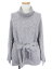 ビーシービージーマックスアズリア BCBGMAXAZRIA ポンチョ ニット タートルネック リボン ウール アルパカ M グレー aky レディース 【中古】【ベクトル 古着】 180518 ブランド古着ベクトルプレミアム店