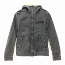 ファクトタム FACTOTUM ジャケット フード ジップアップ 綿 グレー 46 メンズ 【中古】【ベクトル 古着】 180723 ブランド古着ベクトルプレミアム店