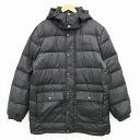 エディーバウアー EDDIE BAUER ダウンジャケット コート ジップアップ フェザー 黒 ブラック L メンズ 【中古】【ベクトル 古着】 180801 ブランド古着ベクトルプレミアム店