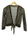 【中古】プーラフリーム pour la frime カットソー カーディガン ニット スパンコール 茶 ブラウン /YH14 レディース 【ベクトル 古着】 180725 ブランド古着ベクトルプレミアム店