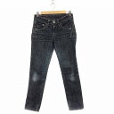 【中古】マリテフランソワジルボー MARITHE FRANCOIS GIRBAUD パンツ デニム ジーンズ ロング M 青 ブルー /YK メンズ 【ベクトル 古着】 191003 ベクトルプレミアム店
