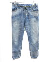 キュレーター CURATOR パンツ ジョガー デニム ジーンズ スウェット 36 青 ブルー /AU レディース 【中古】【ベクトル 古着】 181121 ブランド古着ベクトルプレミアム店