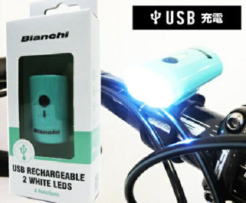 【数量限定】【BIANCHI】 ビアンキ LIGHT フロントライト USB Rechar…...:vehicle:10034039