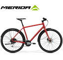 (選べる特典付)クロスバイク 2020 MERIDA メリダ CROSSWAY URBAN 100 クロスウェイアーバン100 マットクリスマスレッド(ライトレッド)【ER34】 泥除け標準装備