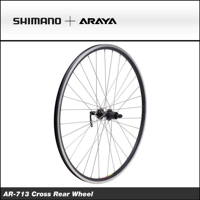 【SHIMANO+ARAYA】シマノ+アラヤ WHEEL ホイール AR-713 Cros…...:vehicle:10026083