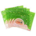 まんぷく ジッパーバッグ 5枚セット 小分け ビニール袋 うさぎアニマル オリエンタルベリー 15×16cm ラッピング用品 日本製通販 【メール便可】