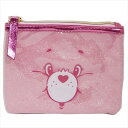 グリッターフラットケースS ピンク ケアベア コインケース CareBears サンスター文具 ギフト 雑貨 メール便可 10%OFF