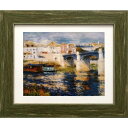 Pierre-Auguste Renoir 名画 ピエール=オーギュスト・ルノワール Bridge at Chatou 美工社 ZFA-61795 37.8×31.8×1.5cm ギフト 額付きインテリア 【取寄品】
