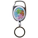 メタリール リール付き キーホルダー ケアベア 空 Care Bears ナカジマコーポレーション 伸びるキーリング プレゼント 通販 メール便可
