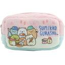 スクエア ポーチ ミニポーチ すみっコぐらし キャンプ ピンク サンエックス ケイカンパニー プレゼント かわいい 女の子向け コスメポーチ 小物入れ