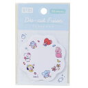 ダイカット ふせん 付箋 BT21 ジェリービーンズ LINE FRIENDS カミオジャパン 30枚綴り 商品 メール便可