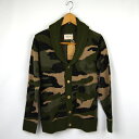 【SALE】カモフラショールカラーニット【カーキ】メンズ ニ...