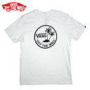 2017新作【VANS(バンズ)】プリントTシャツ【WHITE・ホワイト・白】パームツリー カリフォルニア USA【S/M/L】ロンハーマン Ron herman 西海岸 アメカジ サーフ【メンズ】