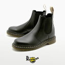 【送料無料】ドクターマーチン Dr.Martens チェルシーブーツ 2976 ブラック(DR.MARTENS 2976 BLACK 21456001 FELIX RUB OFF VEGAN CHELSEA BOOT) dr.martens サイドゴア ビーガンレザー 靴 シューズ男性兼女性用\全国5,400円以上で送料無料!/