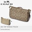【メール便可】 【COACH】 コーチ ショルダーバッグ ラグジュアリー シグネチャー トップ ハンドル クロスボディー SIG TOP HANDLE POUCH F58321 IMDQC IME74 レディース レザー 鞄 斜めがけ 上品