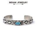 インディアンジュエリー バングル 厚手 メンズ ターコイズ シルバー ナバホ NAVAJO ヘンリー マリアーノ Henry Mariano アメリカ製 ハンドメイド MADE IN USA インディアンクラフト 【送料無料】
