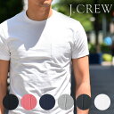 J.CREW メンズ ポケット Tシャツ クルーネック 半袖 ジェークルー Jクルー ジェイクルーJCREW 【レビュー】