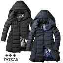 タトラス ダウン レディース POLITEAMA LTA16A4496 TATRAS 2015-2016AW ネイビー ナイロン ダウンコート ダウンジャケット 細身 アウター 2015年-2016年 秋冬 新作 レディース