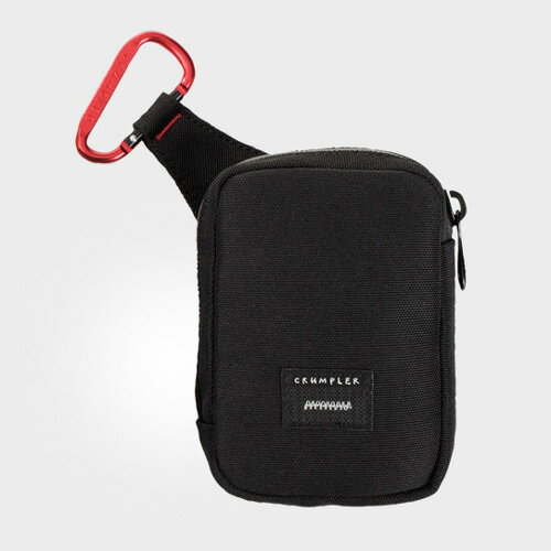 crumpler クランプラー THE TUFT Lサイズ black/red [ザ タフト L][ブラック/レッド][カメラポーチ][デジカメポーチ][デジタルカメラケース][カラビナ付カメラケース]