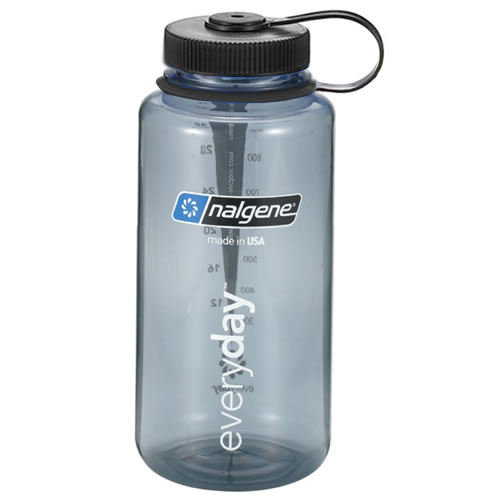 NALGENE ナルゲン 広口 1.0リットル グレー Tritan [水筒・ボトル][新素材][bpa free][bpaフリー][キャップカラーは選べません]