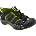 L[ KEEN Youth Newport H2 Black Lime Green [j[|[gH2][T ][LbY][qp][1009965]