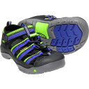 L[ KEEN Children Newport H2 Racer Black [qp][15`19.5cm][1014247]