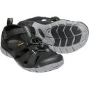 L[ KEEN Youth Seacamp II CNX Black Steel Grey [qp][20`23.5cm][1020690]