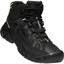 L[ KEEN Mens Targhee EXP Mid WP Black/Black [1023021][2020NV]